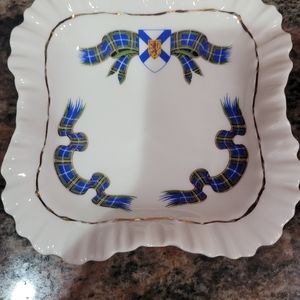 Adderley Fine Bone China Nova Scotia Tartan Trinket Dish